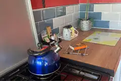 Bumble shepherd's hut kitchen