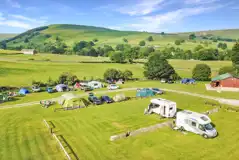 Electric Grass Pitches at Studfold Caravan and Camping Park