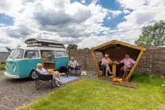 Fully Serviced Hardstanding Pitches (Pine Views) With Picnic Hut at Pinecones Caravan and Camping