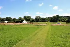 Non Electric Grass Tent Pitches at Ruby Country Camping