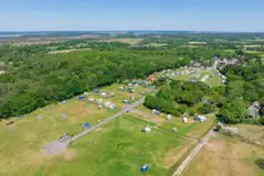 XL Non Electric Grass Pitches at Norden Farm Campsite