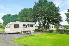Electric Hardstanding Pitches at Cliff Farm Holidays