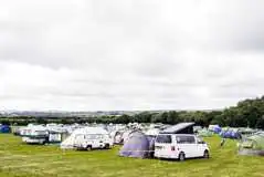 Electric Grass Pitches at Wylde Valley Camping