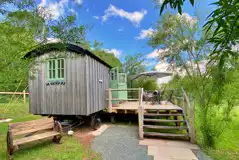 Shepherd's Hut at Sennybridge Shepherds Huts and Glamping