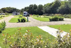 Electric Hardstanding and Grass Pitches at Halesworth Holiday Park
