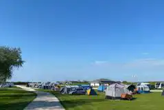 Electric Grass Pitches at Gwinear Camping and Fishing