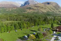 Electric Grass Pitches at Ben Nevis Holiday Park