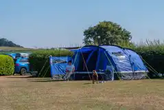 Non Electric Grass Pitches at Moorhouse Campsite