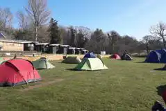 Electric Grass Pitches at Budle Bay Campsite