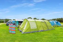 Electric Grass Tent Pitches at The Nurseries Caravan Park
