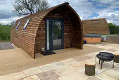 En-Suite Deluxe Wigwam Pod With Hot Tub & Accessible Features (Pet Friendly) at Wigwam Holidays Sedgewell Barn