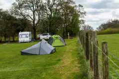 Electric Grass Pitches  at Hillside Campsite
