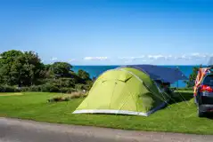 Ocean View Non Electric Grass Pitches (Allocated) at Watermouth Valley Camping Park