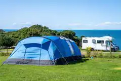Ocean View Non Electric Grass Pitches (Not Allocated) at Watermouth Valley Camping Park