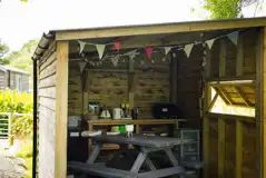 Gypsy caravan private kitchen
