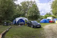 Non Electric Grass Pitches  at Burnbake Campsite