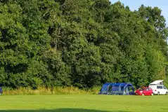 Electric Grass Tent Pitches at Bishops Lydeard Caravan and Camping Site