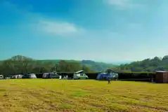Waypark Non Electric Grass Motorhome Pitches at Mattiscombe Farm Camping