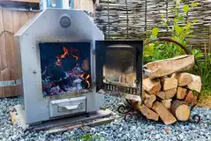 Barafundle Yurt fire pit