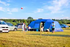 Non Electric Grass Pitches at Camp Lion at Yorkshire Wildlife Park