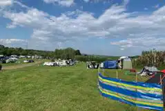 Non Electric Grass Motorhome Pitches at Buckhurst Campsite