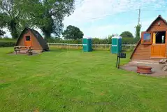 Camping Pods at Wolferlow Wigwams