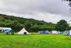 Large Electric Grass Pitches at Tinhay Retreats