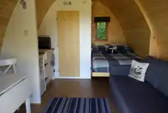Badger Ensuite Glamping Pod (Pet Friendly) at Thornfield Camping Cabins