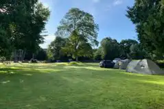Electric Grass Pitches at River Wye Campsite