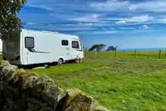 Electric Grass Pitches at Bent Rigg Farm Campsite
