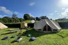 Ensuite Emperor Bell Tents at Tread Lightly Glamping