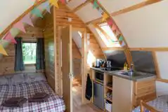 En-Suite Deluxe Wigwam Pods With Optional Hot Tub (Pet Friendly) at Wigwam Holidays Sedgewell Barn