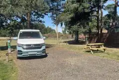 Small Fully Serviced Hardstanding Pitches at Pinecones Caravan and Camping