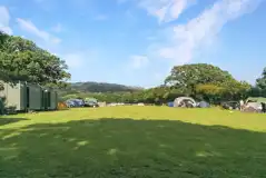 Non Electric Backpacker Grass Pitches at Corn Bwch Campsite