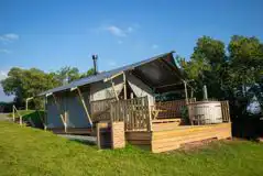 Yr Odyn Safari Tent at Gelli Glamping
