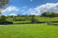 Electric Grass Pitches at Rhos y Gallt Campsite