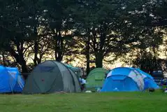 Small/Medium Tent Pitches With Optional Electric at Maesymeillion Farm Camping
