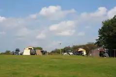 Large Tent Pitches With Optional Electric at Maesymeillion Farm Camping