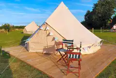 5m Bell Tent at Bumble Bee Meadow Glamping