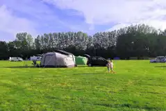 Non Electric Grass Pitches at Clayford Field Camping