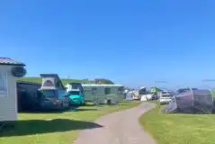 Non Electric Grass Tent Pitches at Sandend Holidays