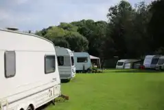 Electric Grass Caravan Pitches at Hollybank Caravan Park