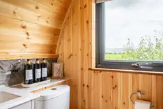 Eden glamping pod ensuite