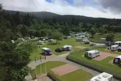 Fully Serviced Hardstanding Pitches at Ballater Caravan Park