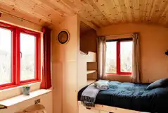 No 2 Allotment shepherd's hut interior