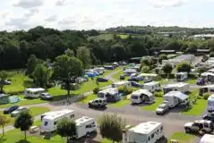 Jumbo Electric Grass Pitches at Riverside Caravan and Camping Park