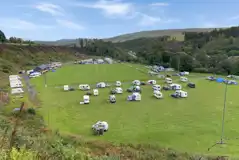Grass Pitches (Optional Electric) at Ewes Water Caravan and Camping Park