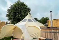 Stargazer Bell Tent at Wold Meadow