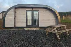 Forest and Orchard Luxury Pods at High Haume Farm Glamping