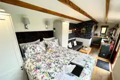 Willow glamping lodge interior Willow glamping lodge interior